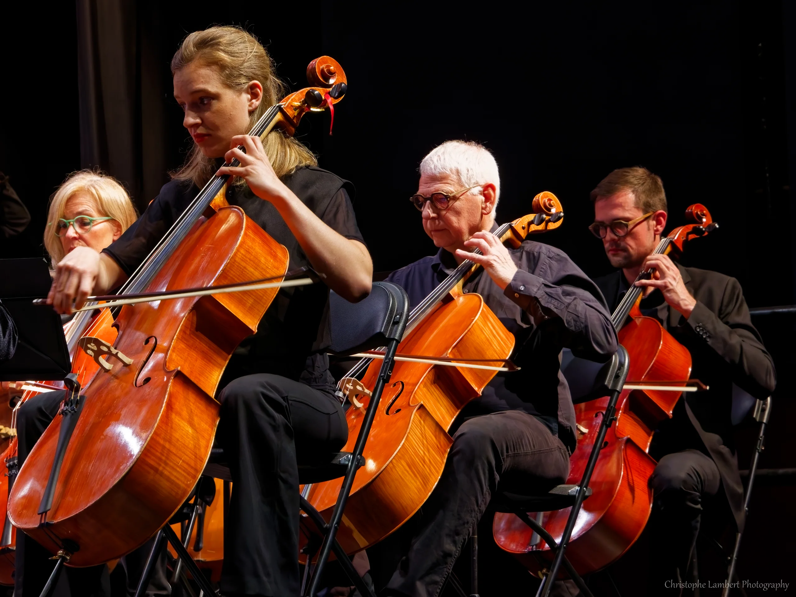 Pupitre de violoncelles